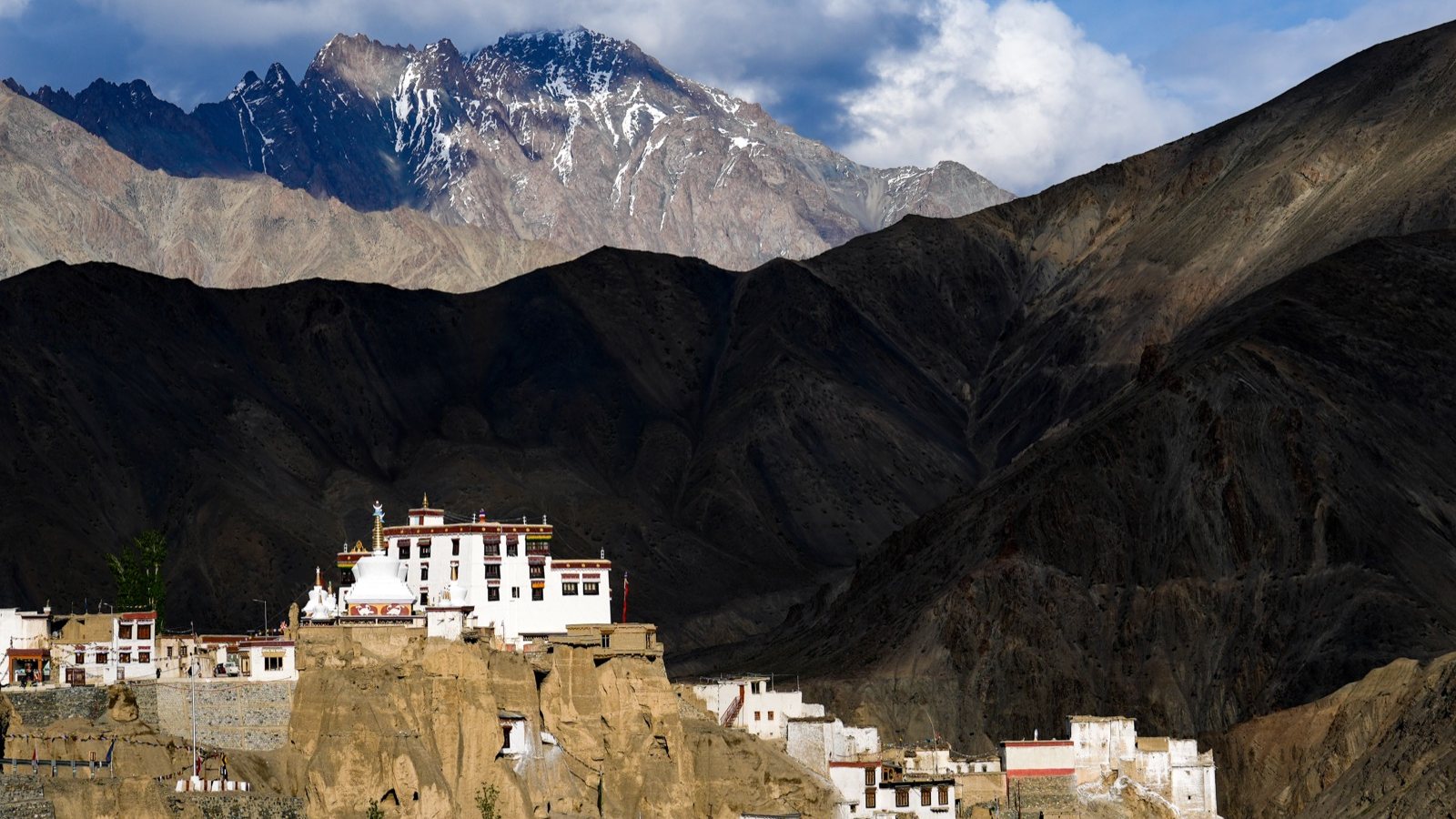 Lamayuru Monastery on its cliff in western Ladakh