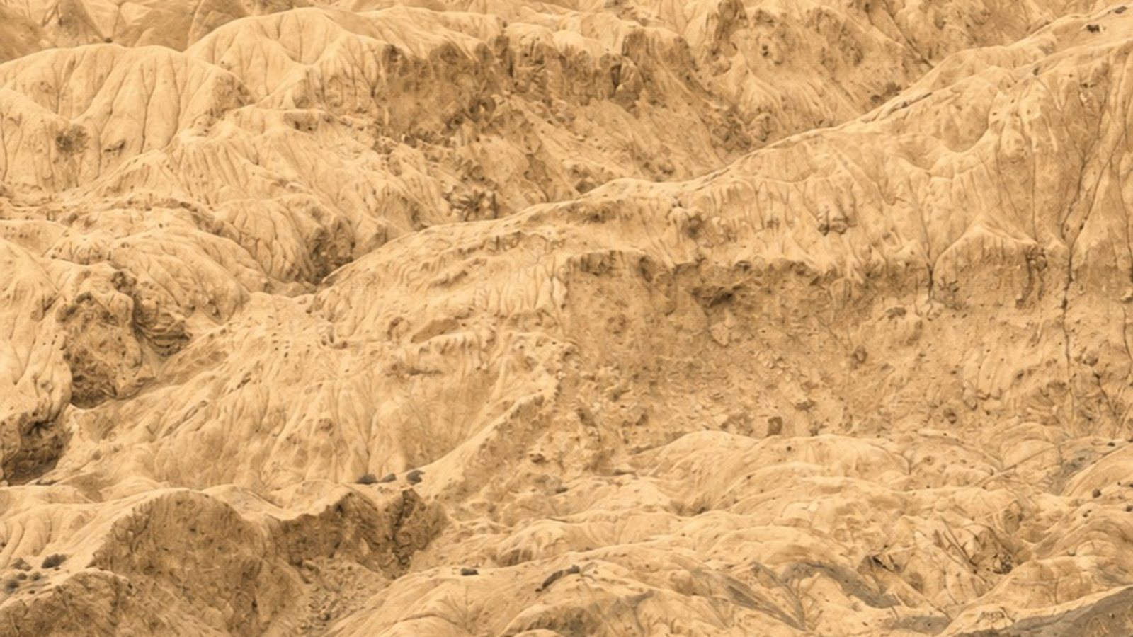 The eroded Moonland cliffs near Lamayuru, Ladakh