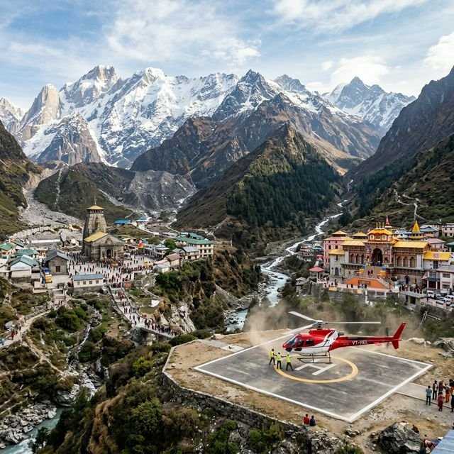 Do Dham Helicopter Package Kedarnath Badrinath