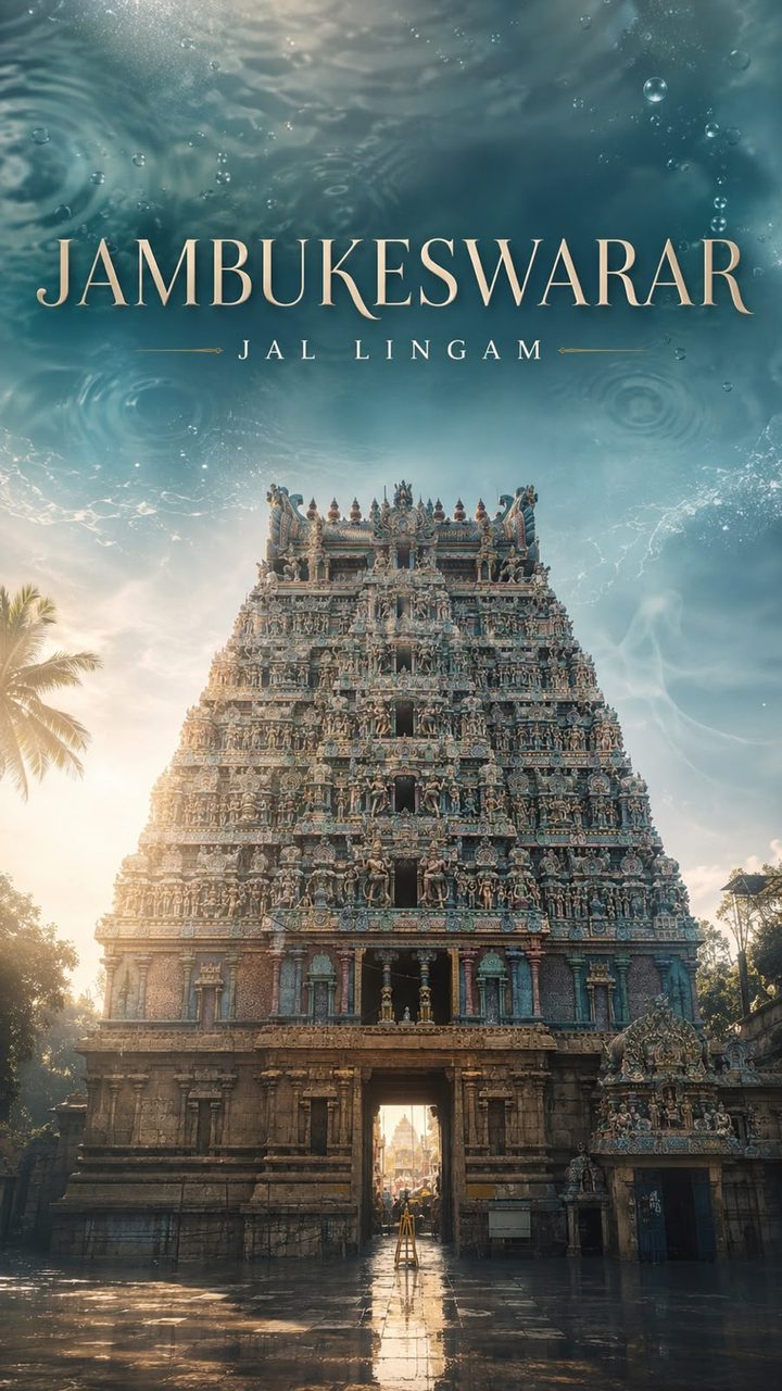 Jambukeswarar Temple, Thiruvanaikaval, Trichy - Water element